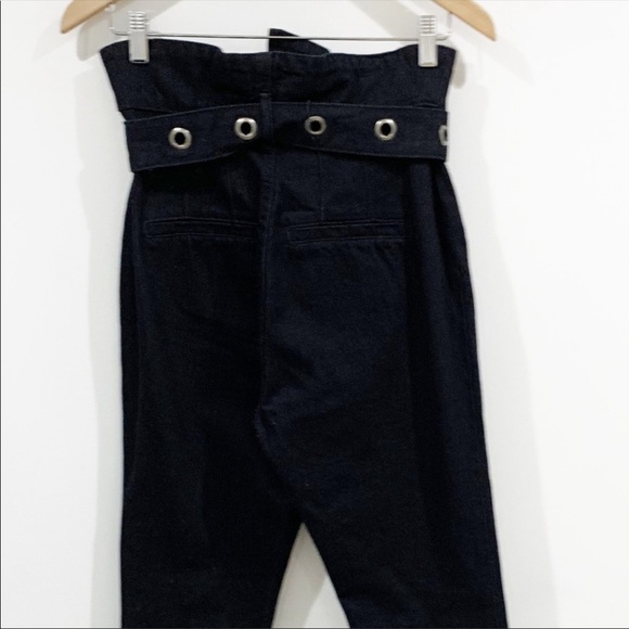 GRLFRND Mia high rise skinny black belted jeans 27 - Picture 4 of 8